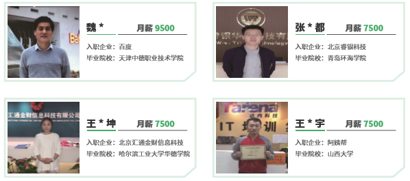 軟件測(cè)試培訓(xùn)專科明星學(xué)員
