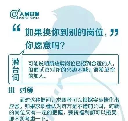 面試也有標(biāo)準(zhǔn)答案，這些“面試潛臺詞”你要懂