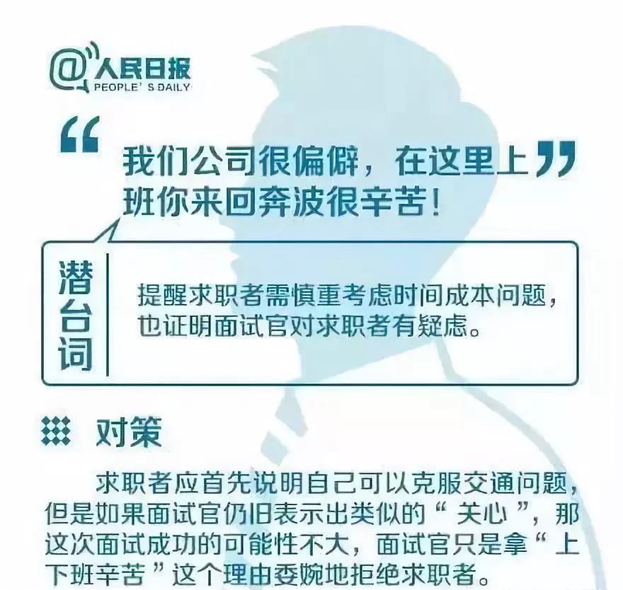 面試也有標(biāo)準(zhǔn)答案，這些“面試潛臺詞”你要懂